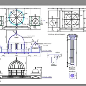 Dome .dwg Steel Dome Structure Details CAD