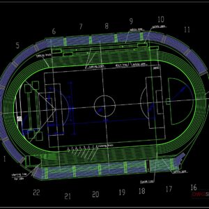 Stadium free AutoCAD drawings