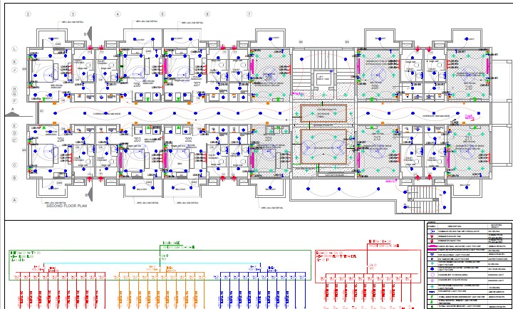 House electrical wiring layout