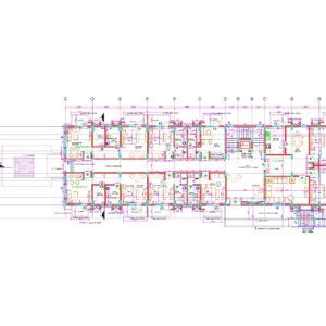 Ashram building .Dwg AutoCAD file