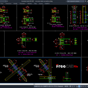 Structural Steel Connections [DWG]
